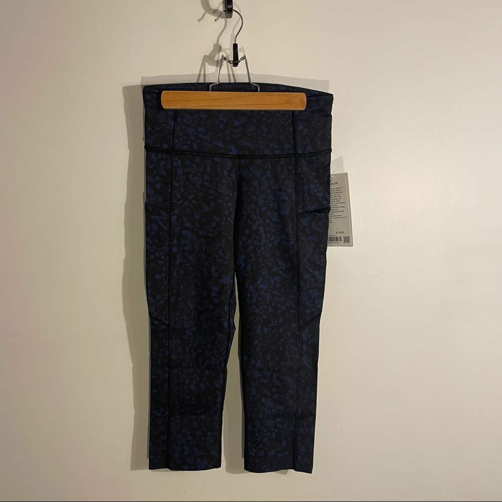NWT lululemon Fast and Free High-Rise Crop 19”